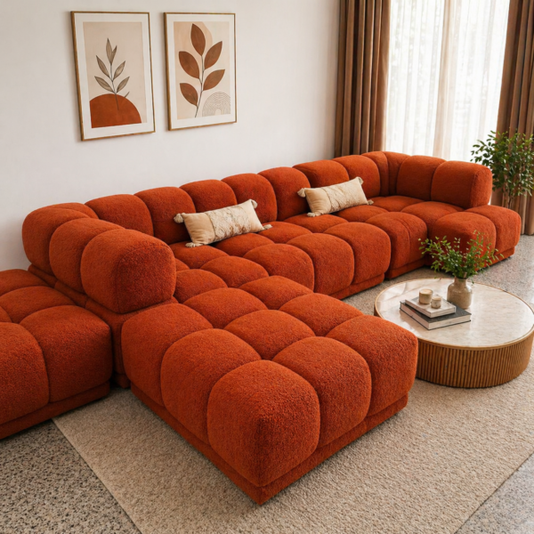 Bubble Seat Sofa with Ottoman Kenya
