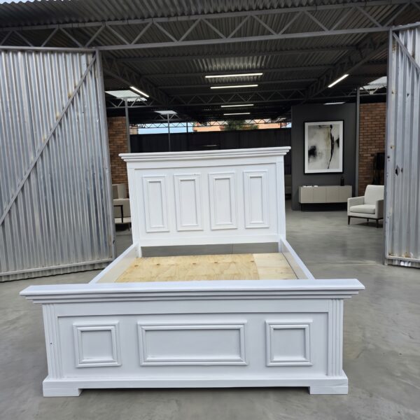 Luxury White Panel Bed Kenya