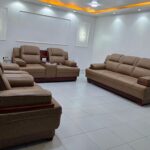 7 Seater Brown Recliner Sofa Set Kenya luxury home theatre seating with cup holders