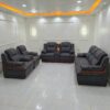 7 Seater Grey Recliner Sofa Kenya with cup holders and power socket