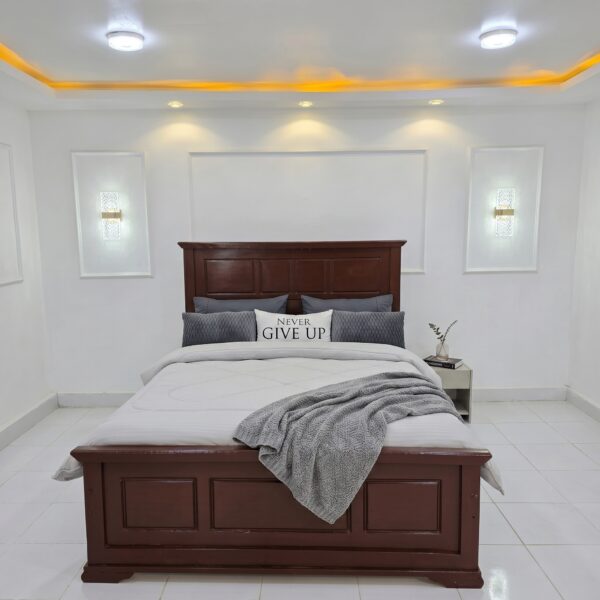 brown wooden panel bed kenya modern luxury bedroom furniture by zenith furnitures