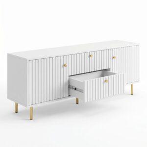 TV Stand Kenya white modern cabinet with drawers and storage – Zenith Furnitures