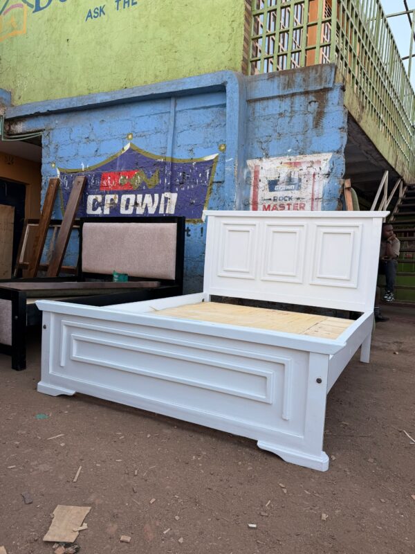 White Panel Bed